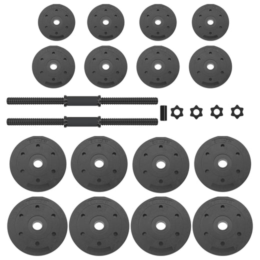 30kg Adjustable Dumbbell and Barbell Set