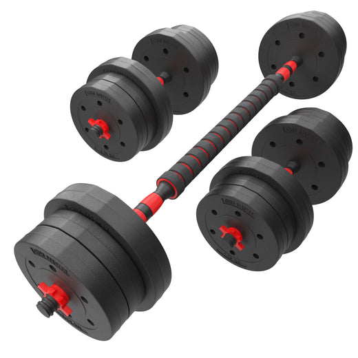 20kg Adjustable Dumbbell and Barbell Set