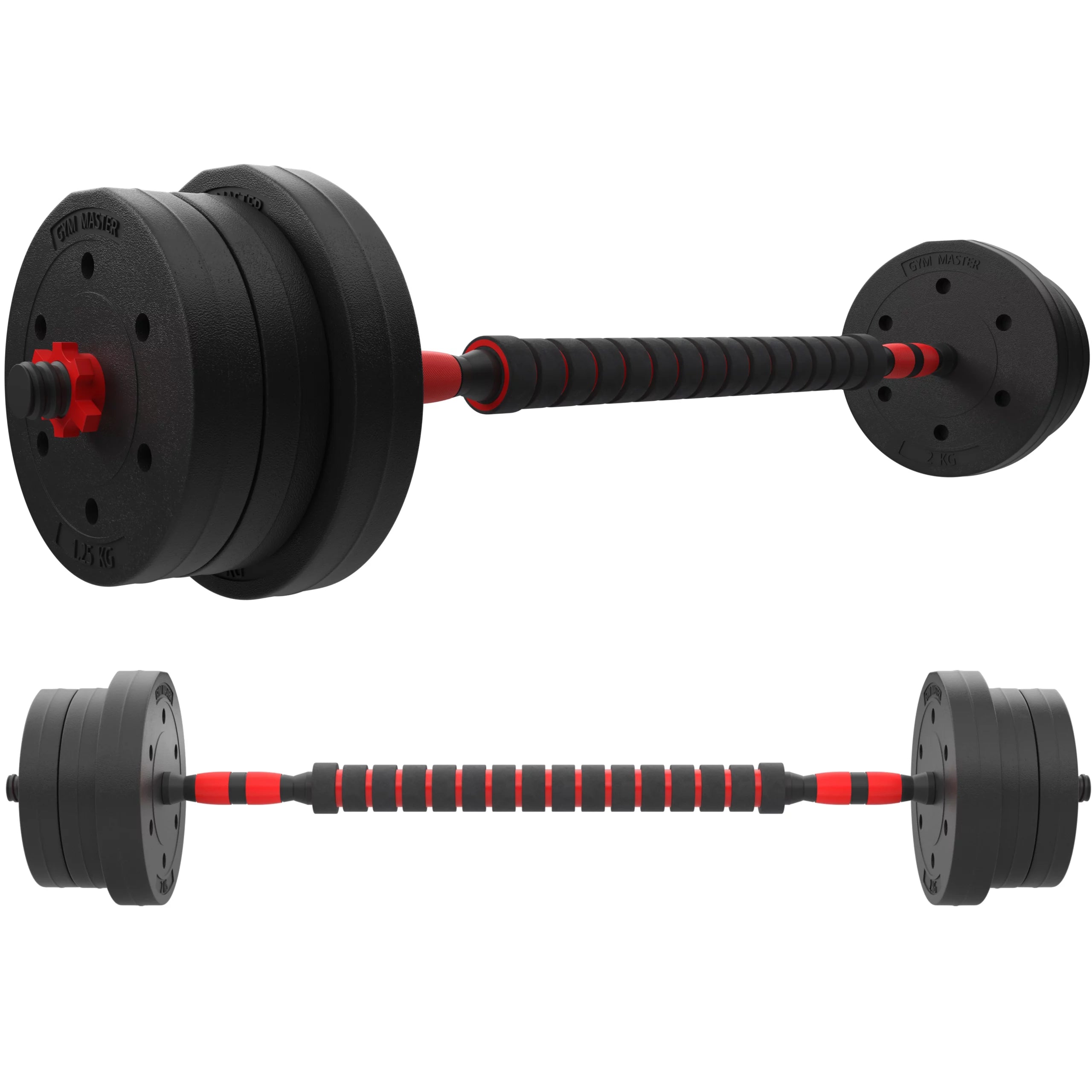 20kg Adjustable Dumbbell and Barbell Set – Gym Master Gym Equipment