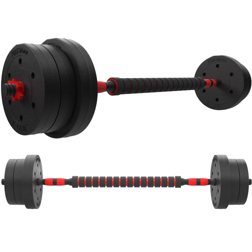 20kg Adjustable Dumbbell and Barbell Set