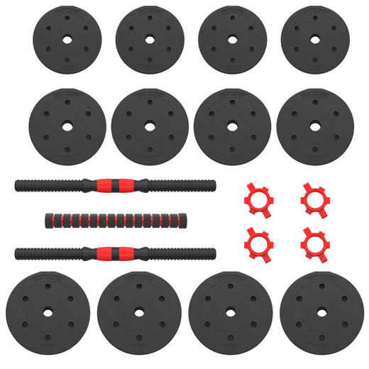 20kg Adjustable Dumbbell and Barbell Set