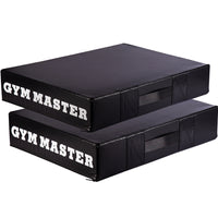 Thumbnail for Pair of Weight Lifting Crash Pads Barbell Silencer Foam Deadlift Drop Mats - Black
