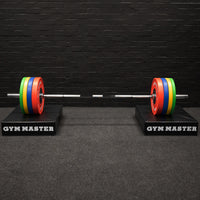 Thumbnail for Pair of Weight Lifting Crash Pads Barbell Silencer Foam Deadlift Drop Mats - Black