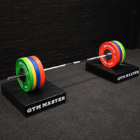 Thumbnail for Pair of Weight Lifting Crash Pads Barbell Silencer Foam Deadlift Drop Mats - Black