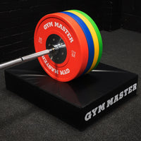 Thumbnail for Pair of Weight Lifting Crash Pads Barbell Silencer Foam Deadlift Drop Mats - Black