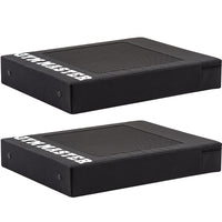 Thumbnail for Pair of Weight Lifting Deadlift Crash Pads with Mesh Top – Black