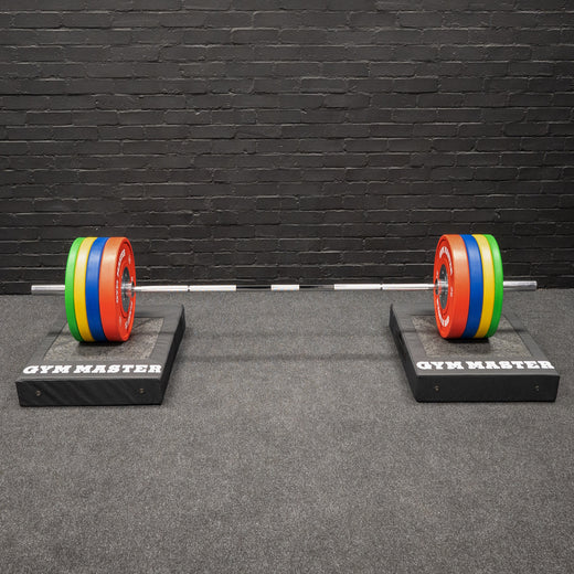 Pair of Weight Lifting Deadlift Crash Pads with Mesh Top – Black