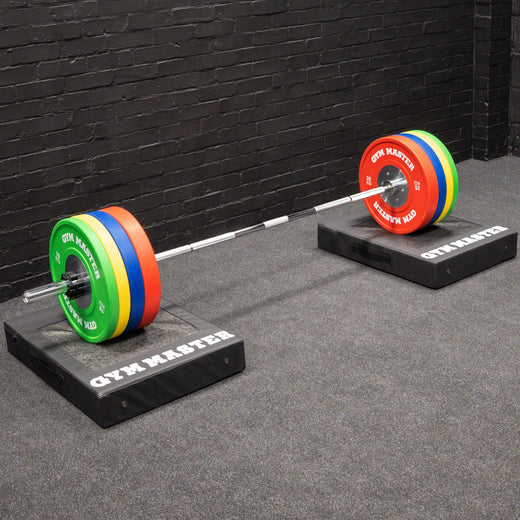 Pair of Weight Lifting Deadlift Crash Pads with Mesh Top – Black