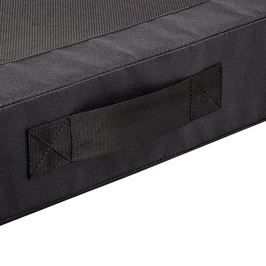 Pair of Weight Lifting Deadlift Crash Pads with Mesh Top – Black