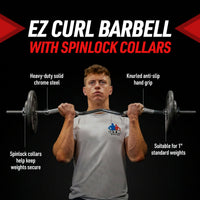 Thumbnail for Standard EZ Curl Barbell