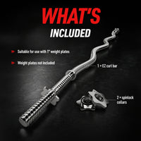Thumbnail for Standard EZ Curl Barbell