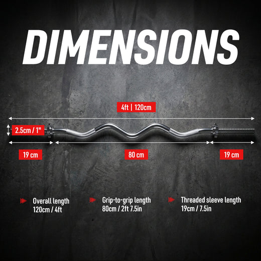 Standard EZ Curl Barbell