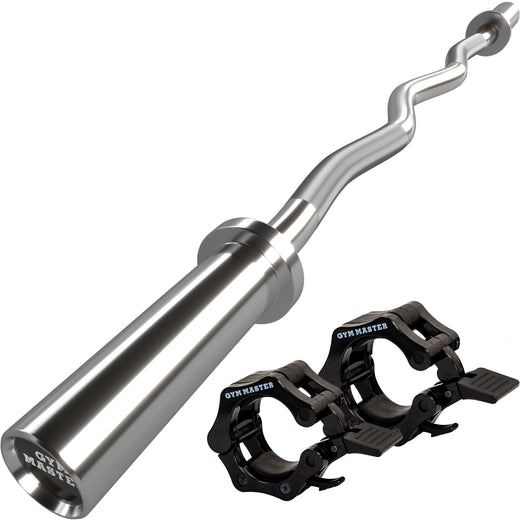 Olympic EZ Curl Bar - Optional Clamp Collars