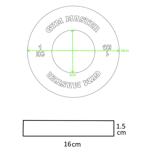 Pair of Rubber Olympic Precision Fractional Change Plates