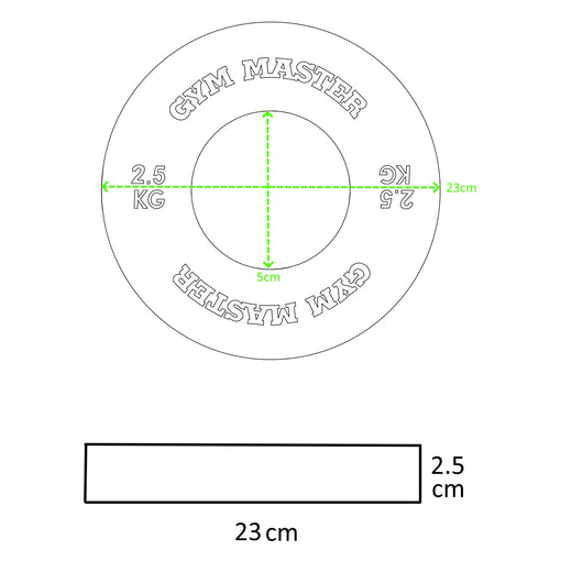 Pair of Rubber Olympic Precision Fractional Change Plates