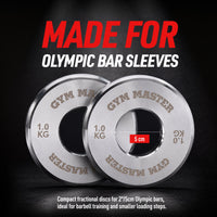 Thumbnail for Pair of Chrome Olympic Precision Fractional Change Plates