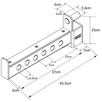 Thumbnail for GM1 Half Power Rack Squat Cage with Dual Cable Pulley System and Optional Spotters