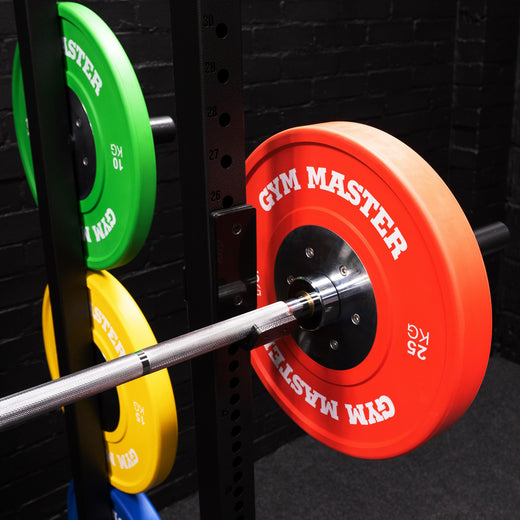 GM2 Half Power Squat Rack Cage with Optional Weight Storage &amp; Spotters