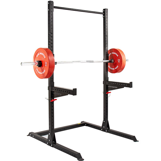 GM2 Half Power Squat Rack Cage with Optional Weight Storage &amp; Spotters