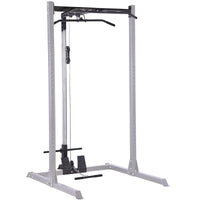 Thumbnail for A black weight lifting rack, showcasing additional modules