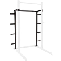 Thumbnail for GM2 Half Power Squat Rack Cage with Optional Weight Storage & Spotters