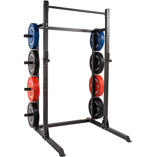 GM2 Half Power Squat Rack Cage with Optional Weight Storage &amp; Spotters