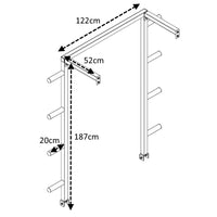 Thumbnail for GM2 Half Power Squat Rack Cage with Optional Weight Storage & Spotters