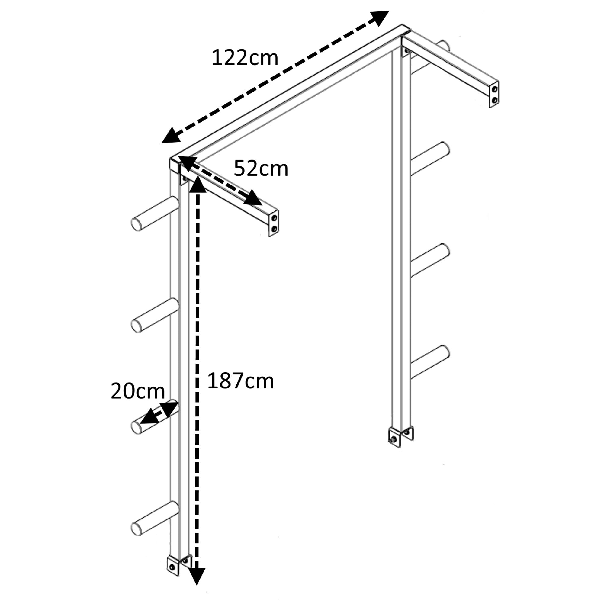 GM2 Half Power Squat Rack Cage with Optional Weight Storage &amp; Spotters
