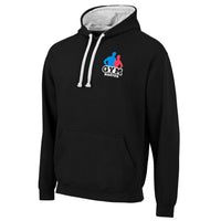 Thumbnail for Contrast Varsity Hoodie