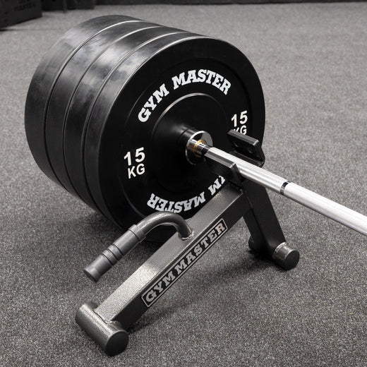 Single Barbell Deadlift Loading Jack with UHMW Padding