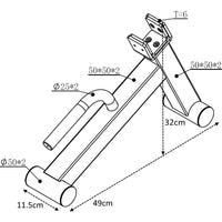 Thumbnail for Single Barbell Deadlift Loading Jack with UHMW Padding