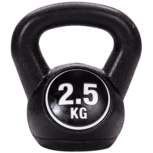 3-Piece Kettlebell Set | 2.5kg + 5kg + 7.5kg Weights & Stand