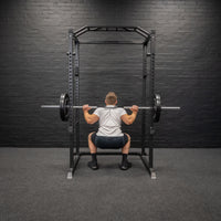 Thumbnail for GM1 Power Rack with Barbell and Weight Set