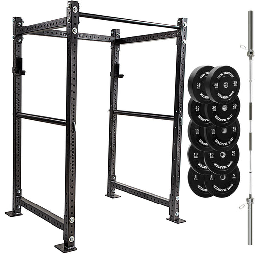 GM3 Power Rack With Barbell and Weights Set