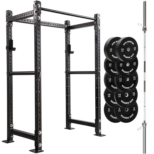 GM3 Power Rack With Barbell and Weights Set