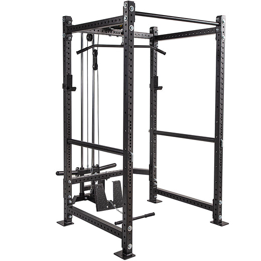 GM3 Power Rack Squat Cage with Dual Cable System and Bench