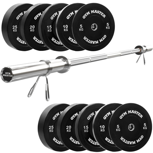 Olympic Weight Bar and Choice of Bumper Weight Plates