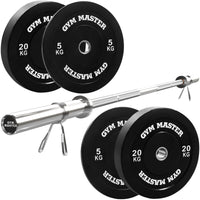 Thumbnail for Olympic Weight Bar and Choice of Bumper Weight Plates