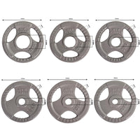 Thumbnail for Olympic Bar and Cast Iron Weight Plates Set