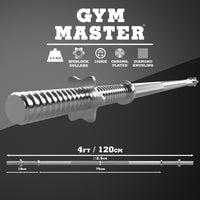 Thumbnail for Standard Bar and Cast Iron Weight Plates Set