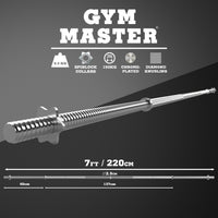 Thumbnail for Standard Bar and Cast Iron Weight Plates Set