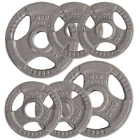 Thumbnail for Olympic Curl Bar and 20kg Tri Grip Cast Iron Weight Set