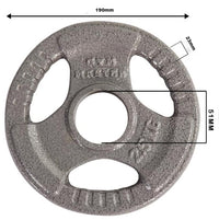 Thumbnail for Olympic Curl Bar and 20kg Tri Grip Cast Iron Weight Set