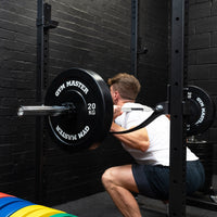 Thumbnail for Olympic Barbell With Bumper Plate Set and Weight Storage Stand