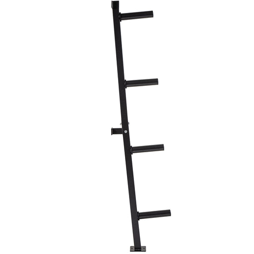 Wall Mounted Olympic Weight Plate Storage Rack and 150kg Set of 2" Bumper Plates