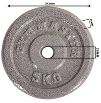 Thumbnail for Standard 5ft Barbell and 40kg Cast Iron Weight Set