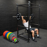 Thumbnail for Coloured Bumper Plates Set & Change Plates & Storage Trolley