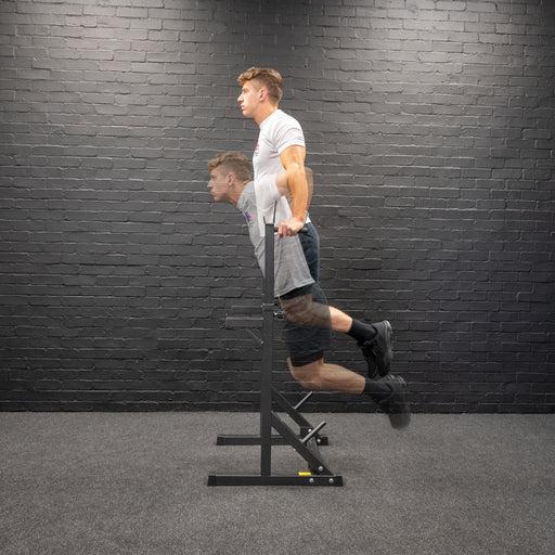 Squat Rack With Barbell and 60KG Coloured Weights
