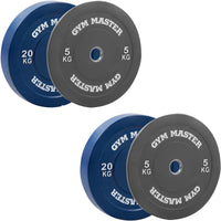 Thumbnail for Olympic Weight Bar and Coloured Bumper Plates Set