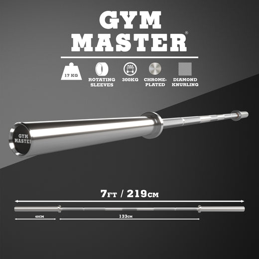 Olympic Weight Bar and Coloured Bumper Plates Set